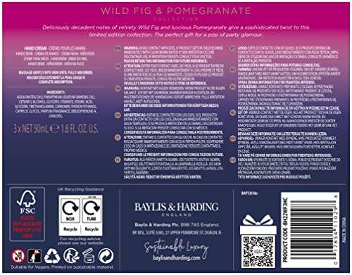 Baylis & Harding Wild Fig & Pomegranate Luxury Hand Treats Gift Set £4.91 @ Amazon