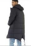 Mens Fred Perry Primaloft Quilted parka, black colourway