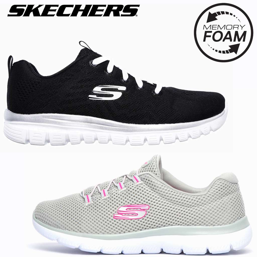 Skechers MEMORY FOAM Women's Sneakers - £29.79 + Free Shipping With - @ Express Trainers | hotukdeals