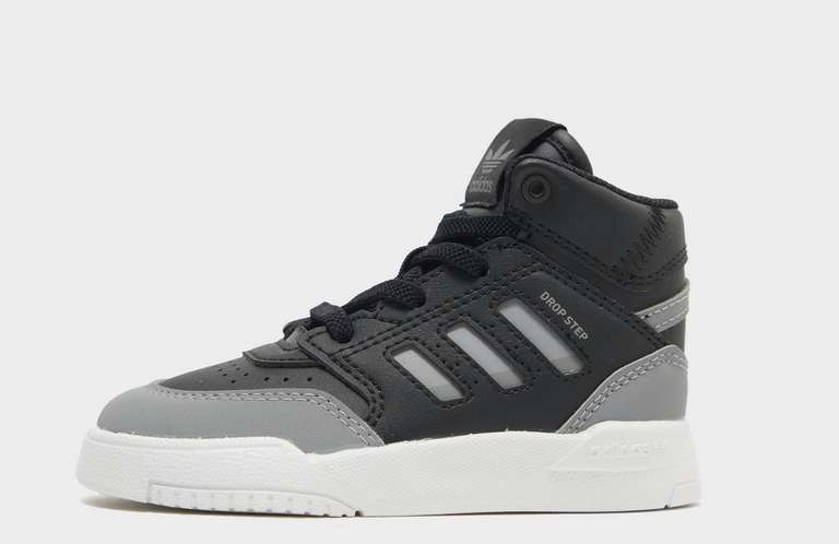 adidas Leather Originals Drop Step Mid Infant Trainer’s £15 + free click and collect @ JD Sports