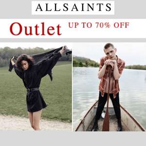 Outlet Clearance - Up to 70% off the outlet section (Women and Men) + Free Delivery over £150 (otherwise £3.95) - @ AllSaints