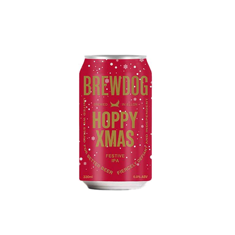 Brewdog Hoppy Xmas 330ml Cans - 79p or 2x for £1.50 at Heron Foods (Durham)