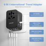 LENCENT 65W GaN International Fast Charger Travel Adapter w/ 2USB 3 Type C EU AU US UK Plug - Sold By Factory Direct Collected Store
