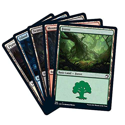 Magic: The Gathering Innistrad: Midnight Hunt Bundle, 8 Set Boosters & Accessories, Multi - £29.49 at Amazon