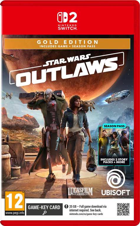 Star Wars Outlaws Gold Edition (Nintendo Switch 2 Game)