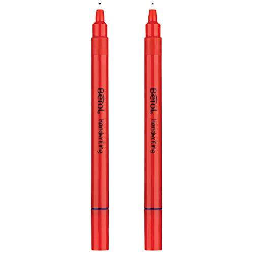 Berol Handwriting Pens, Round Shape, Washable Blue Ink, Bright Barrels, 2 Count - 50p / 48p subscribe & save @ Amazon
