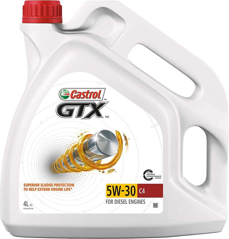 Castrol GTX 5W-30 C4 Engine Oil 4L - £14.99 @ Amazon