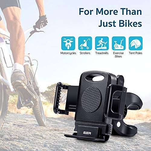 ESR Bike Phone Holder, 360-Degree Rotatable Phone Mount for Bicycles/Motorcycles - £4.99 With Code @ YBintech-EU / Amazon