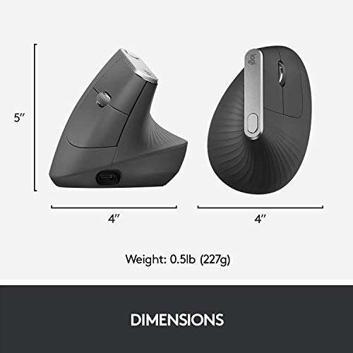 Logitech MX Vertical Ergonomic Wireless Mouse £66.01 @ Amazon (Prime Exclusive)