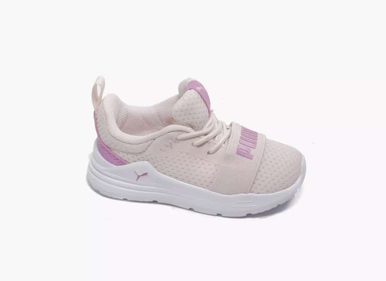 Puma Toddler boys blue/girls pink trainers £9.99 + free click and collect @ Deichmann
