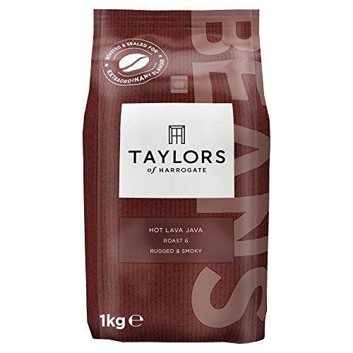 120° - Taylors of Harrogate Hot Lava Java Coffee Beans, 1 kg, £11 / £10.45 sub & save + 15% voucher on first order @ Amazon