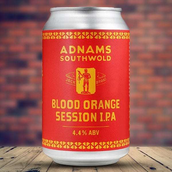 12 X Adnams Southwold Blood Orange Session IPA 4.4% Beer 330ml Cans - Before End March 2023 £6.99 (Min spend £20) @ Discount Dragon