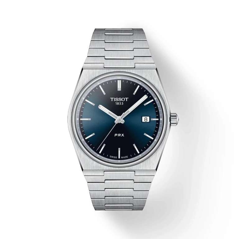 Tissot PRX Men's Stainless Steel Bracelet 40mm Watch (4 Colours) - W/Code
