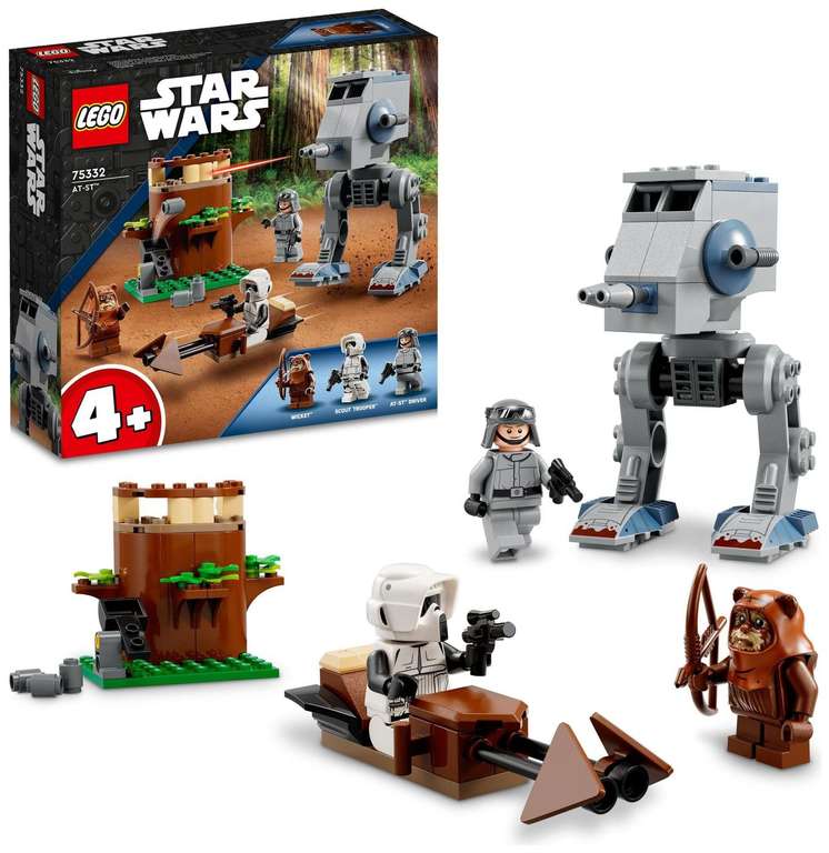LEGO Star Wars AT-ST Building Toy for Kids Aged 4+ 75332 (add to trolley) - Free Collection