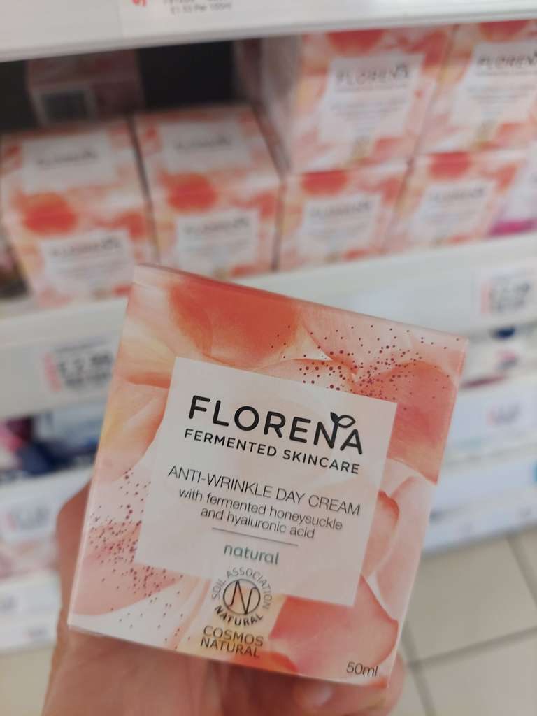 Florena Hydrating Day Cream 50ml - £2.99 instore @ Savers, Aberdeen
