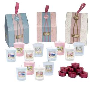 Yankee Candle Spring Collection (12 x Votives / 9 x Tealights) Bundle - W/Code
