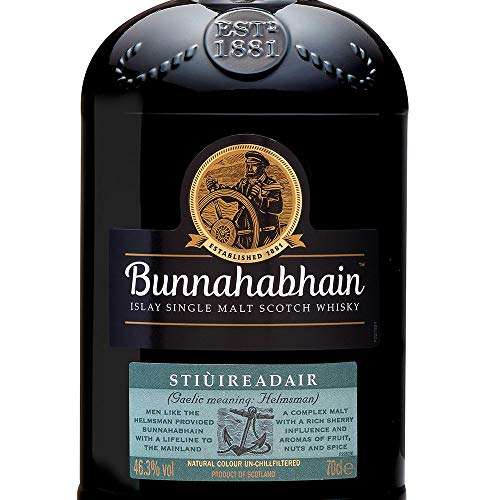 Bunnahabhain Stiuireadair Islay Single Malt Scotch Whisky 70cl - £26 / £23.40 or less S&S @ Amazon