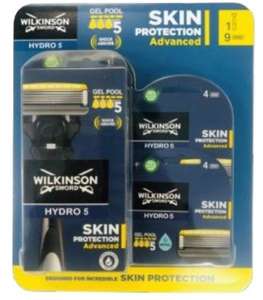 Wilkinson Sword Hydro 5 Skin Protection Advanced, 9 Blades + Razor £9.58 at Costco