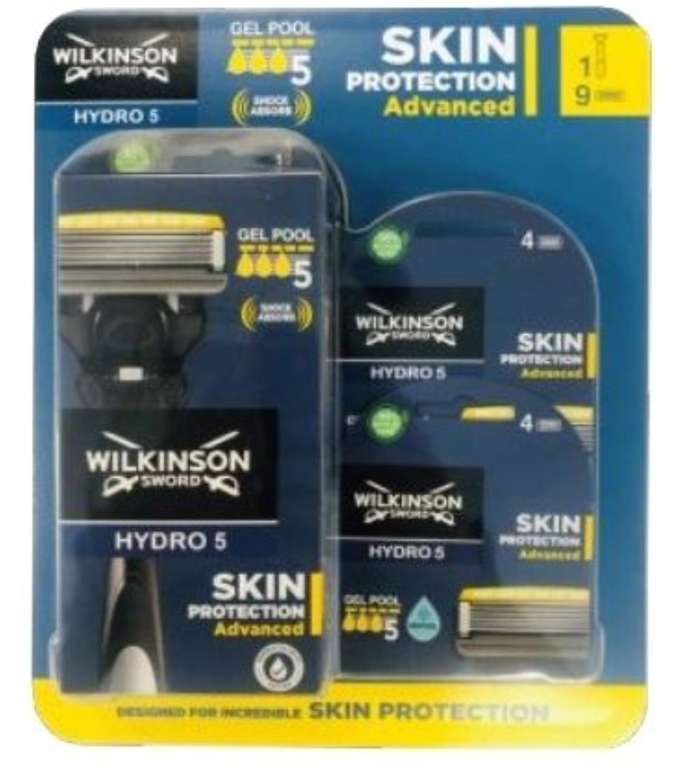 Wilkinson Sword Hydro 5 Skin Protection Advanced, 9 Blades + Razor £9.58 at Costco