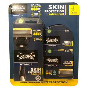 Wilkinson Sword Hydro 5 Skin Protection Advanced, 9 Blades + Razor - £10.59 delivered (membership required) @ Costco