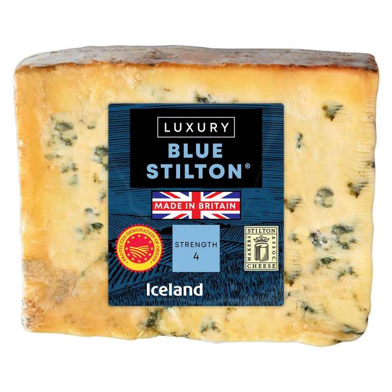 Iceland British Luxury Blue Stilton Cheese 200g £1.50 @ Iceland