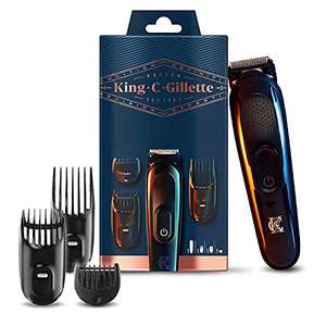 King C. Gillette Cordless Beard Trimmer Kit for Men with Lifetime Sharp Blades, Includes 3 Interchangeable Hair Clipper Combs £15 @ Amazon