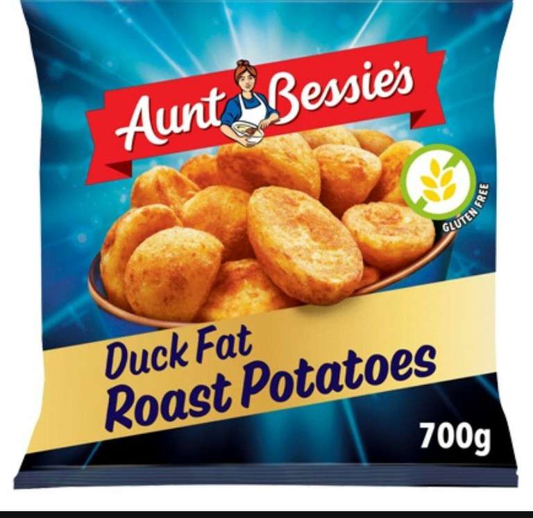 Aunt Bessie's Duck Fat Roast Potatoes 700g £1.69 @ Farmfoods