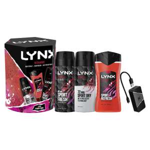 LYNX Recharge Trio & Power Bank Deodorant Gift Set