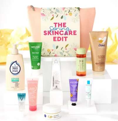 The Skincare Edit gift set Plus Free click and Collect