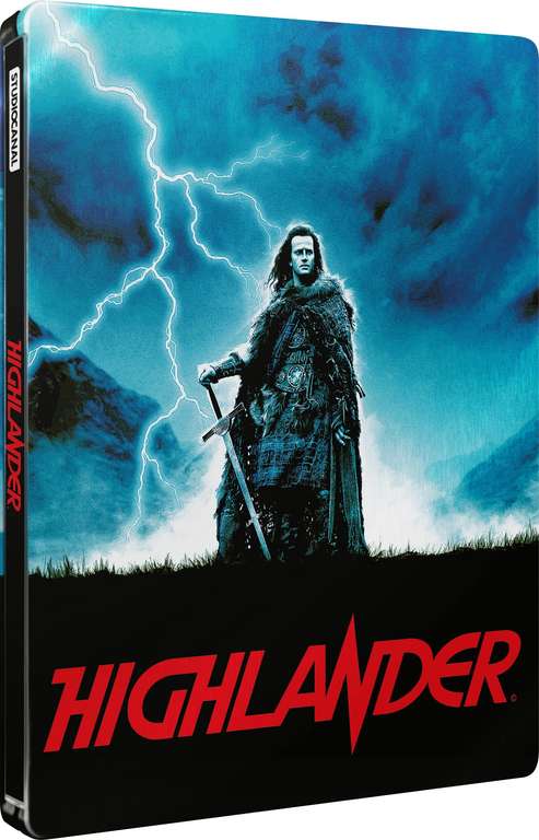 Highlander 4K UHD Blu-ray Steelbook