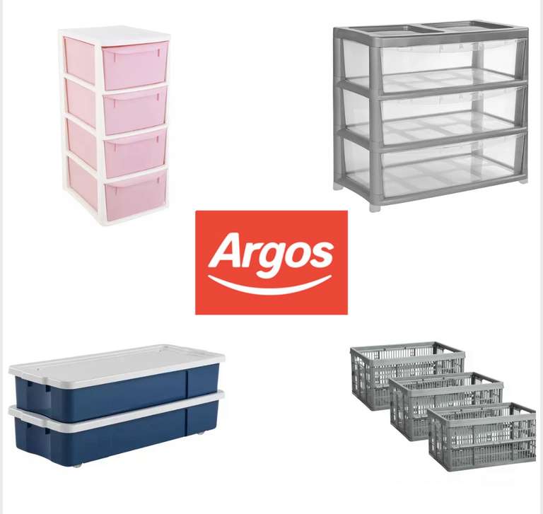 Save 25% Off Selected Storage + free click & collect