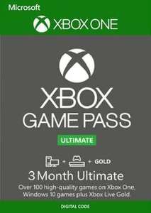 [Xbox/PC] 3 Months Xbox Game Pass Ultimate - £19.99 @ CDKeys