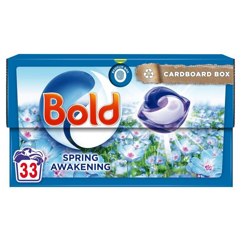 Bold All In One Washing Liquid Pods 132 washes (4 x 33) Clubcard Price