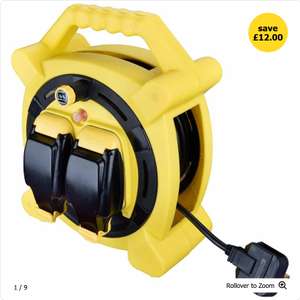 Masterplug 2 Gang 13A Waterproof Case Reel 15M £25 + Free Click & Collect @ Wilko