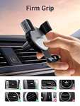 UGREEN Car Phone Holder Air Vent, Gravity Phone Mount Cradle Reliable Stable Hands-Free Car Vent - £9.91 With Coupon @ Ugreen / Amazon