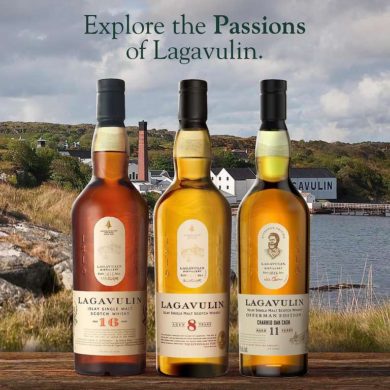 Lagavulin 16 Years Old, Single Malt Scotch Whisky, Ideal Whisky Gift Set, 43% Vol, 70cl - £61 @ Amazon (Prime Exclusive Deal)