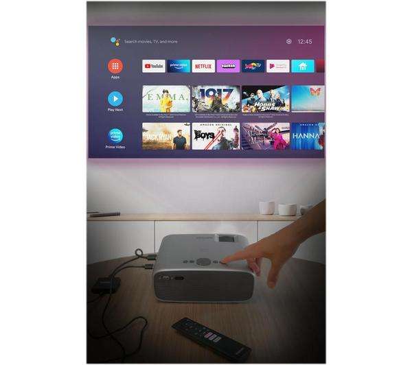 PHILIPS NeoPix Ultra 2+ NPX645 Smart Full HD Home Cinema Projector with android TV dongle £189 click and collect @ Currys