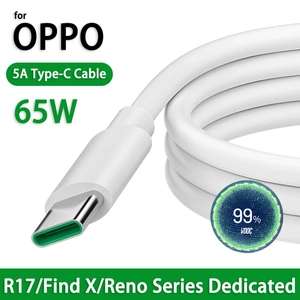 5A 65W USB-C Cable 2m for OPPO etc sold by Kebiss Global Store