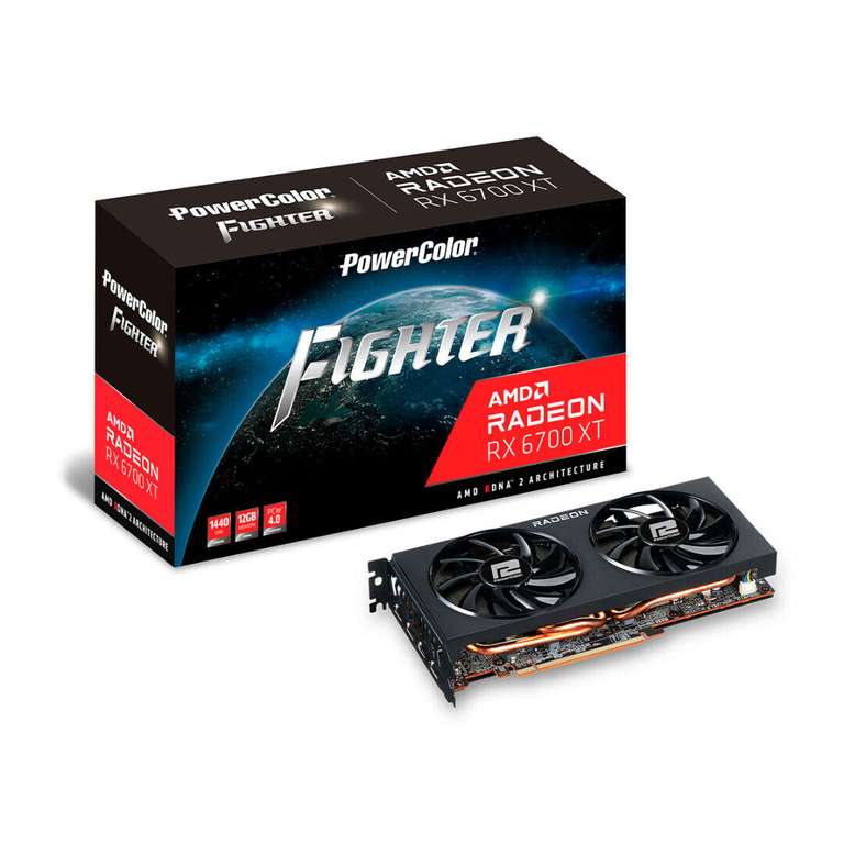 Powercolor AMD Radeon RX 6700 XT Fighter 12GB Graphics Card - £317.81 with code @ Technextday / eBay