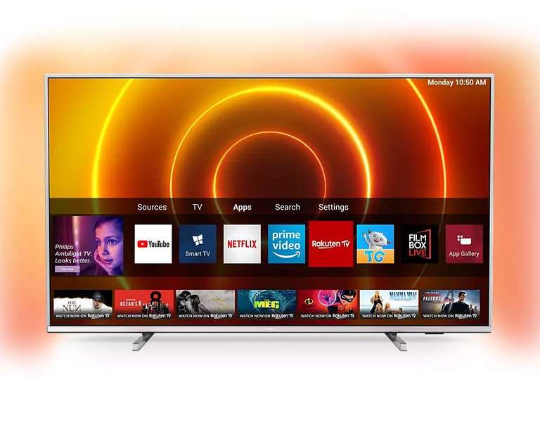Philips 55PUS7855/12 55" Ambilight 4K UHD LED Smart TV (Silver) - £349 Delivered @ Crampton & Moore