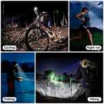 Fulighture Head Torch, 8 LED Headlight with Super Bright 5000 Lumens and 6 Light Modes, USB Rechargeable W/Voucher - Sold by Fulighture LED