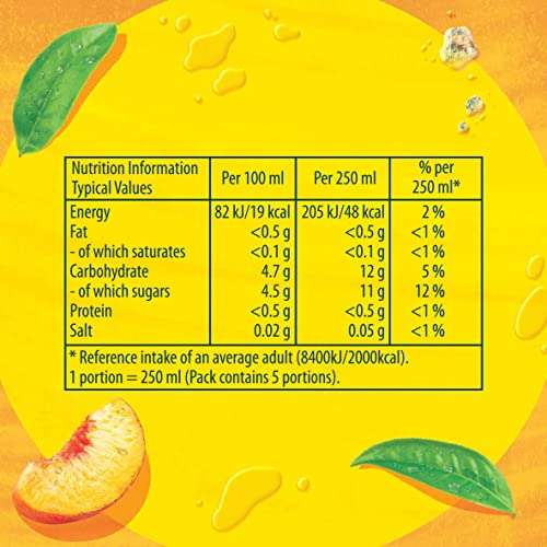Lipton Ice Tea Peach 1.25L - £1.25 each (Minimum order 3) - £3.75 @ Amazon