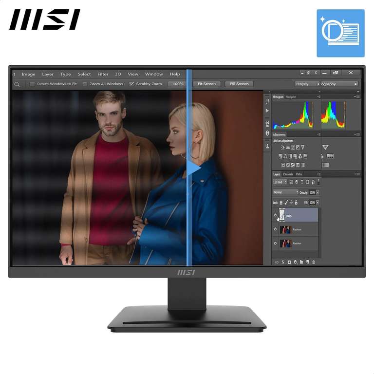 1 Inch Ips Thread MSI PRO MP243L E14 24-Inch Computer Monitor, 1920x1080 FHD, IPS, 144Hz ...