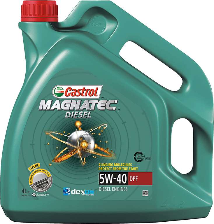 Castrol MAGNATEC Diesel 5W-40 DPF Engine Oil 4L - £14.99 @ Amazon