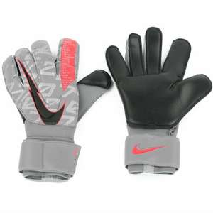 Nike GK Grip3 Goalkeeper Gloves Size 10 Particle Grey Crimson Black CW2940-073 W/Code via pg_kicks pg_kicks