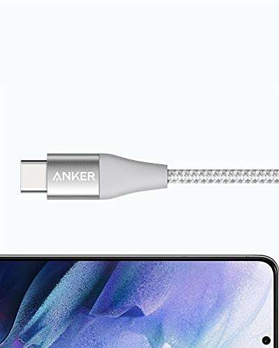 Anker PowerLine+ II USB C Cable (6ft, 60W) USB-IF Certified Cable £6.75 with voucher Sold by AnkerDirect UK and Fulfilled by Amazon