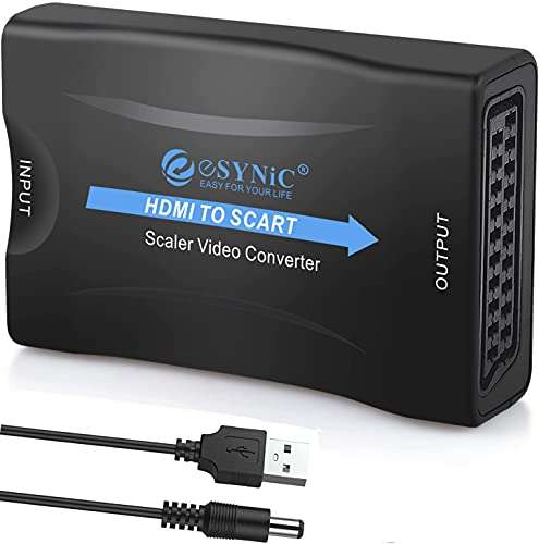 crack diameter Stærk vind eSynic HDMI to SCART Converter, 1080P £4.99 with voucher @ eSynic UK /  Amazon | hotukdeals