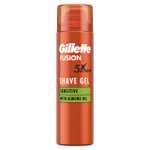 Gillette Fusion5 Ultra Sensitive Shaving Gel for Men, 200 ml
