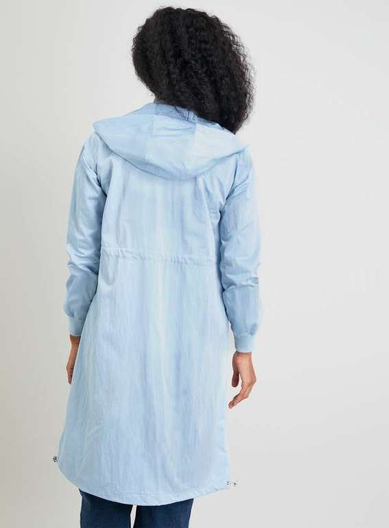 Lightweight Shower Resistant Rain Coat (Pale Blue) - Free Click & Collect