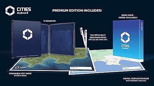 Cities Skylines 2 (Premium Edition) Pre-Order (Base + Expansion Pass)